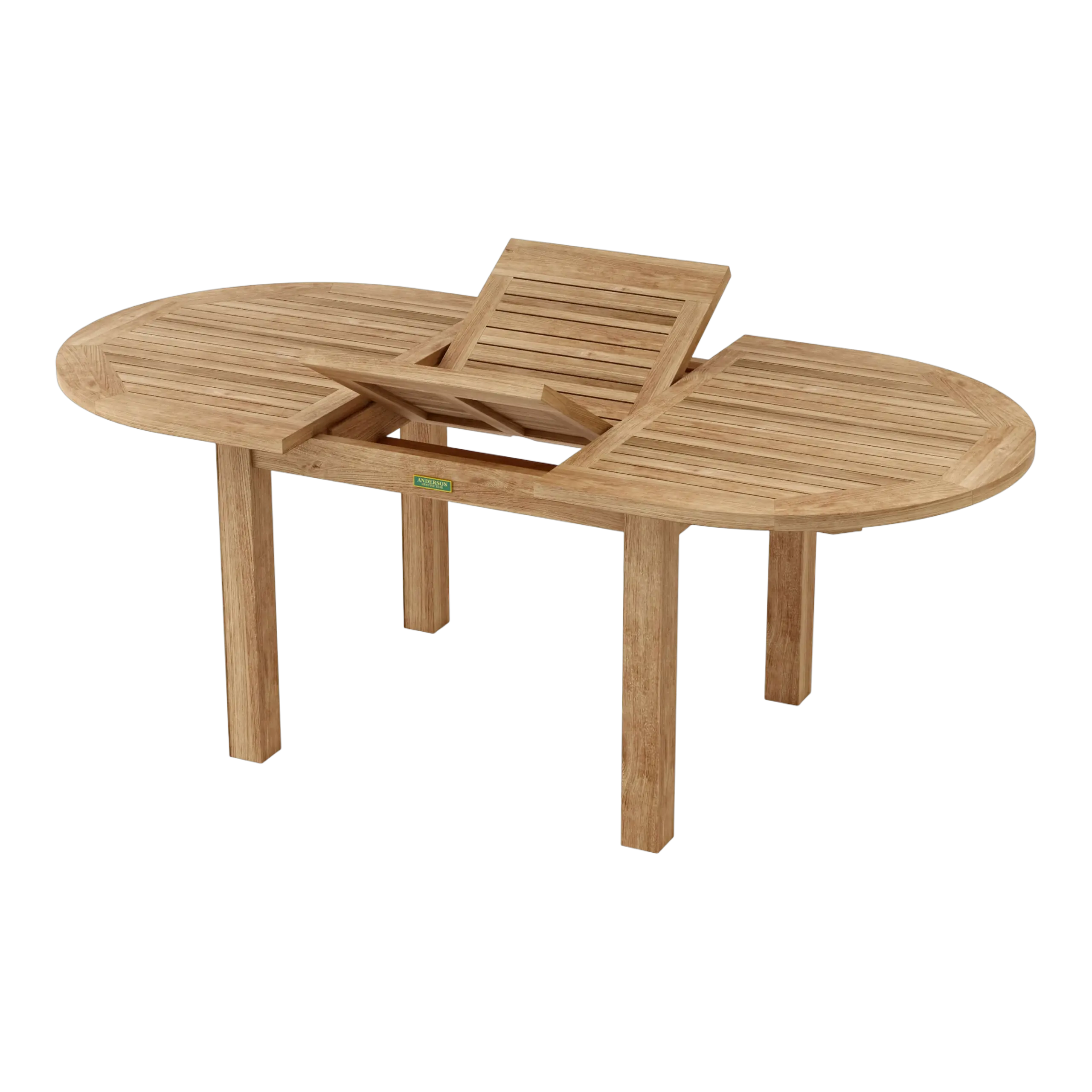 TBX-079V-Bahama-79-Oval-Extension-Table_rev01.03 Anderson Teak - Bahama 78" Oval Extension Table - Image 2