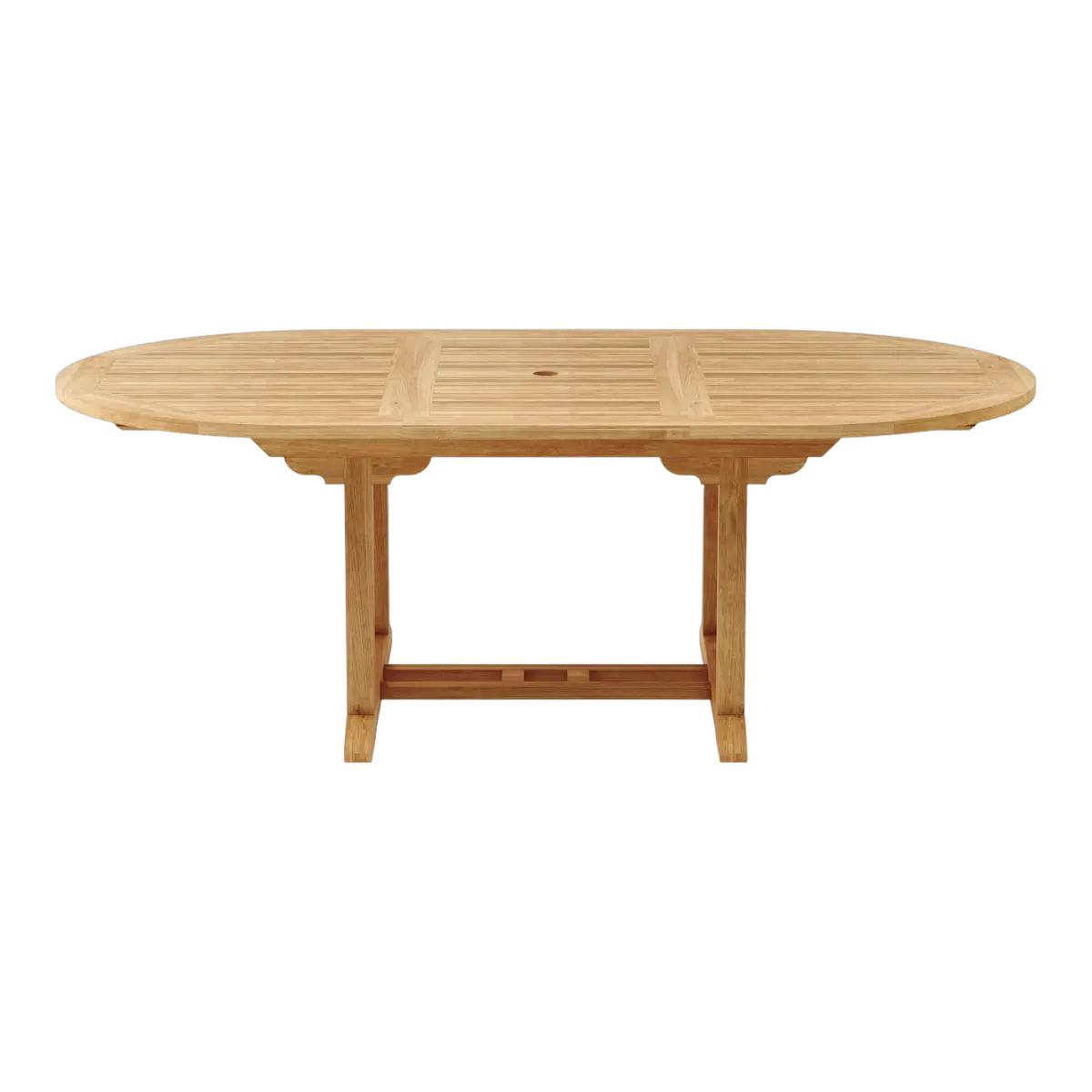 Anderson Teak - Bahama 87" Oval Extension Table Extra Thick Wood - Image 1