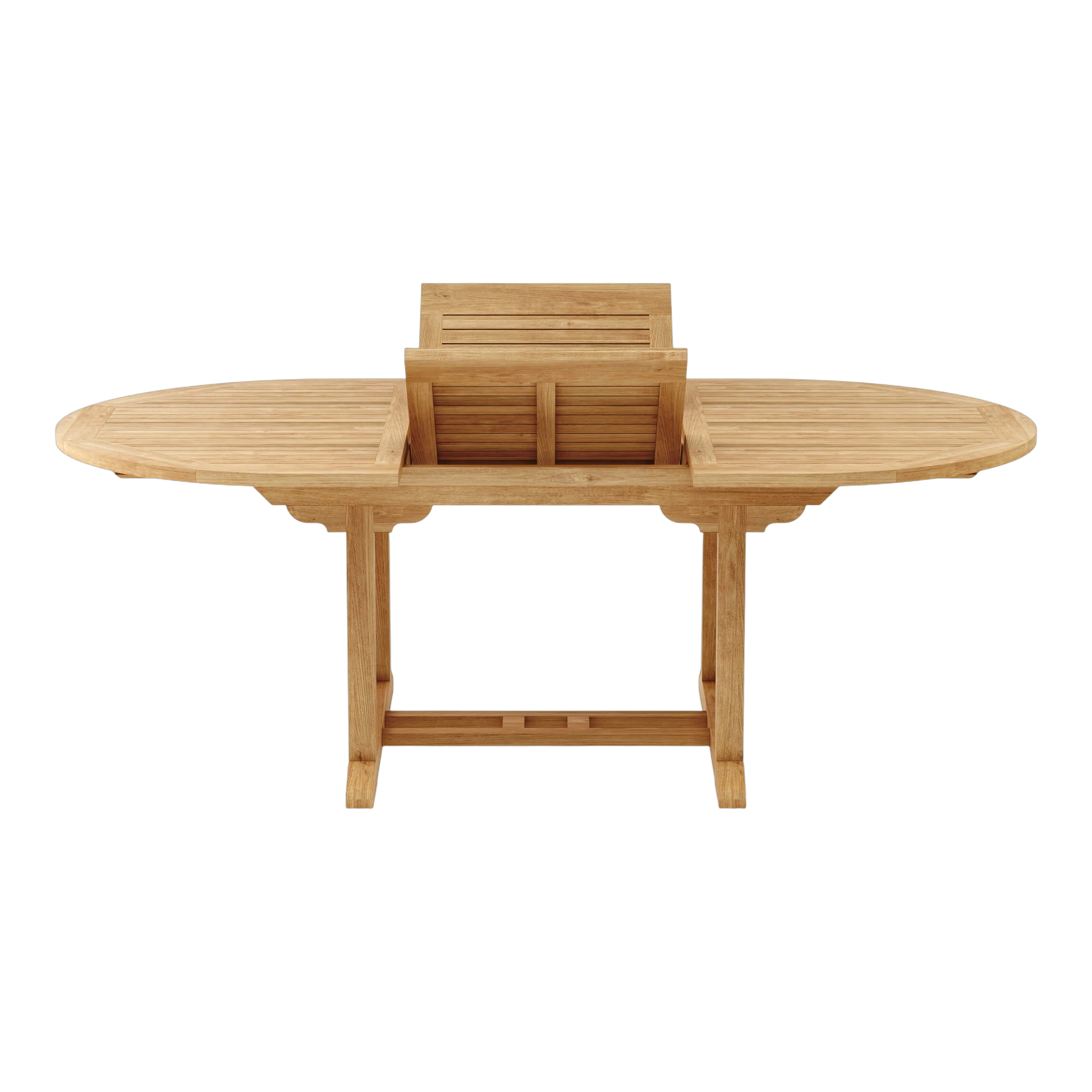 TBX-087VT-Bahama-87-Oval-Extension-Table.02 Anderson Teak - Bahama 87" Oval Extension Table Extra Thick Wood - Image 3