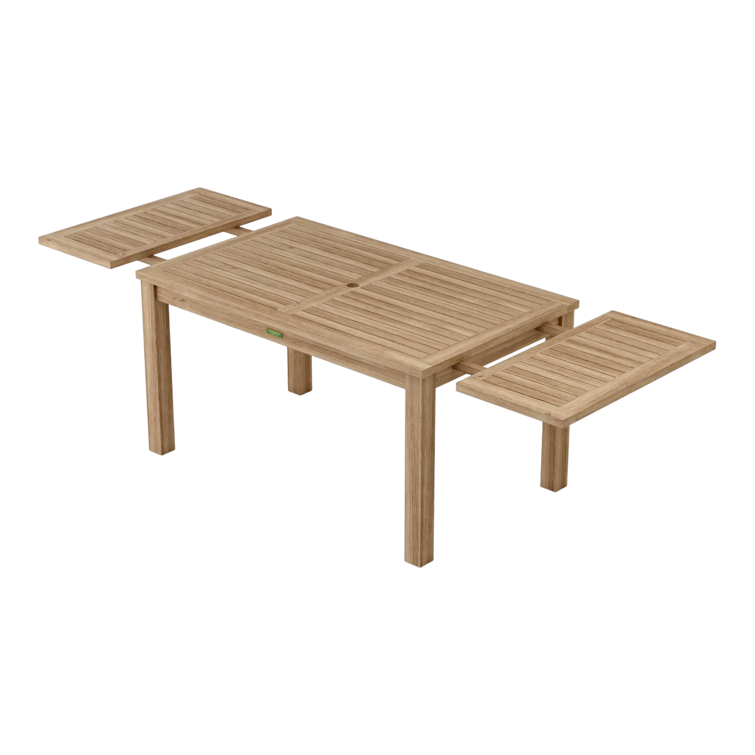 TBX-095R-Bahama-95-Rectangular-Extension-Table_rev01.03 Anderson Teak - Bahama 95" Rectangular Table w/ Double Leaf Extensions - Image 4