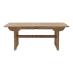 Anderson Teak - Sahara 106" Rectangular Double Ext. Table - Image 2