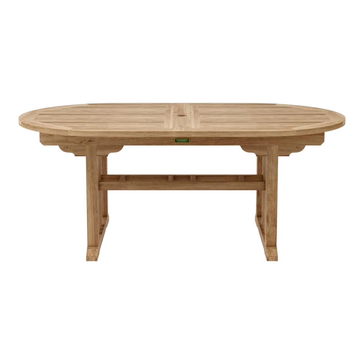 Anderson Teak - Sahara 106" Oval Double Ext. Table - Image 4