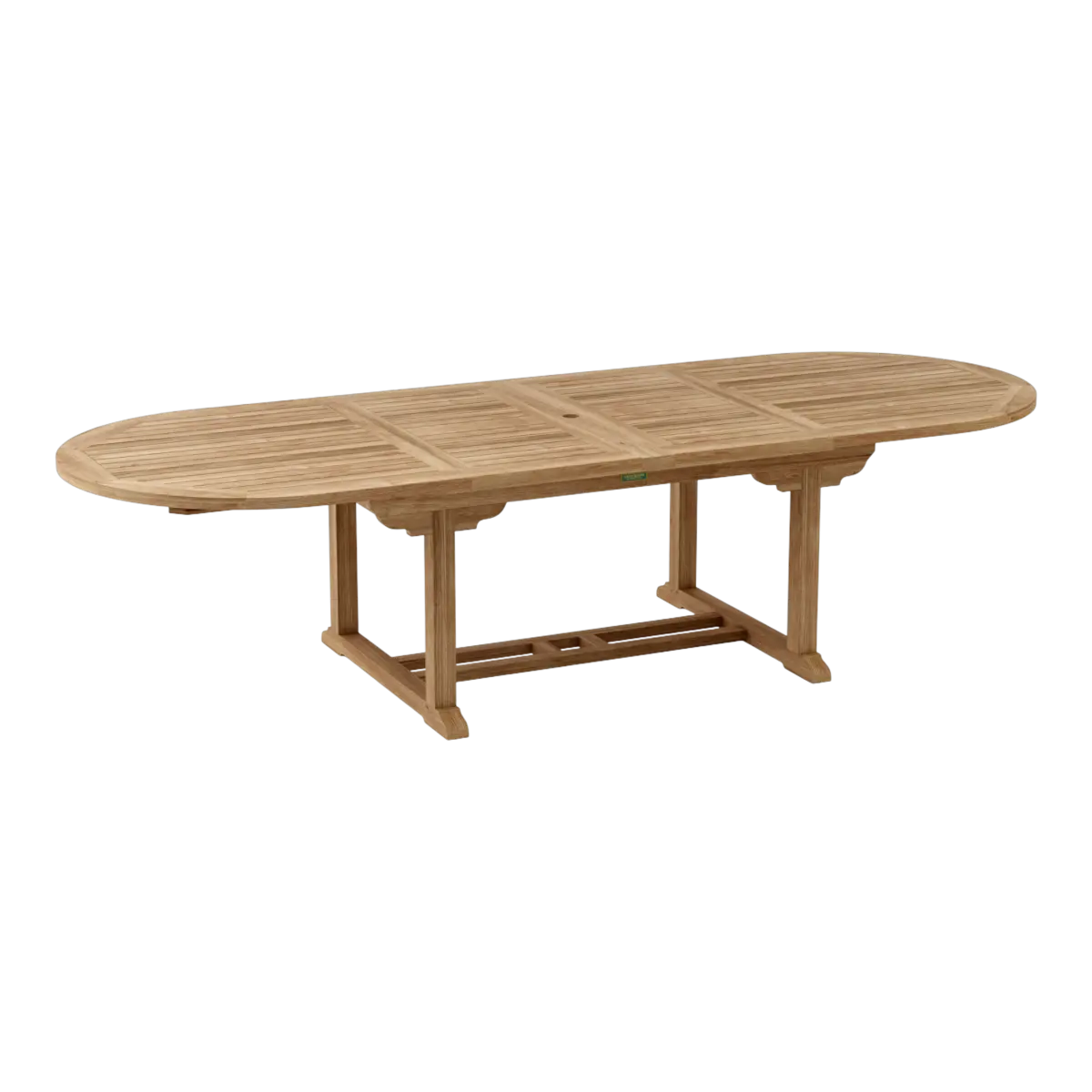 Anderson Teak - Bahama 117" Oval Extension Table w/ Double Extensions - Image 1