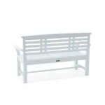 Anderson Teak - Sakura 2-Seater Teak Bench In White Finish - Image 3