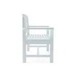 Anderson Teak - Sakura 2-Seater Teak Bench In White Finish - Image 5