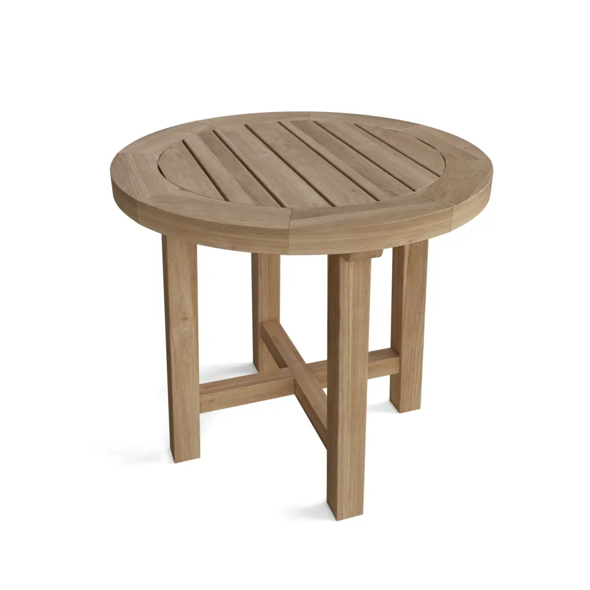 Montage Natural Round End Table