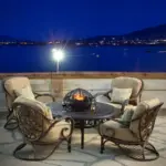 AFD Home | Grand Bonaire Weave Outdoor Fire Pit Table With Accessories (KIT) - Image 2