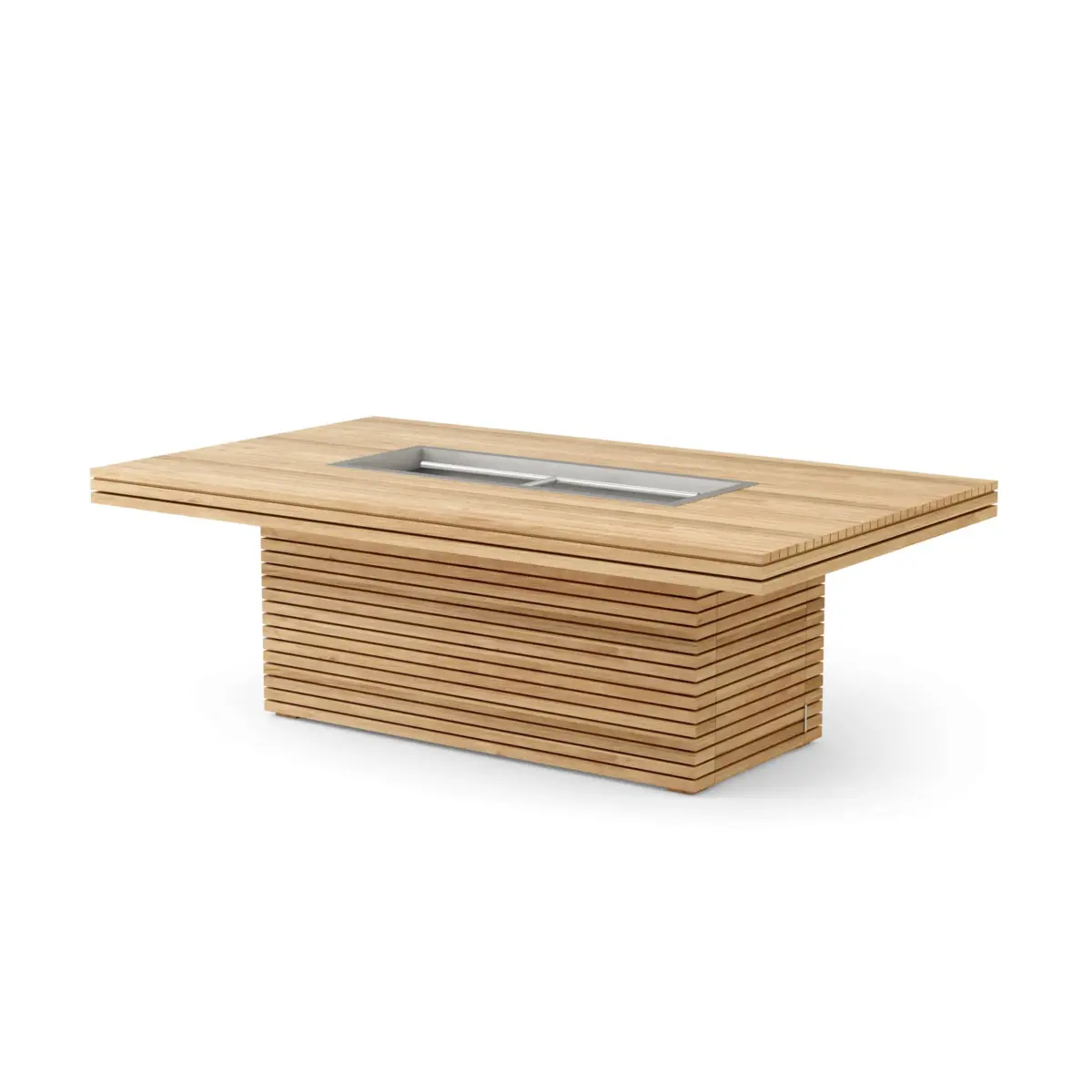 Anderson Teak | Louvre Rectangular Fireplace Coffee Table - Image 1