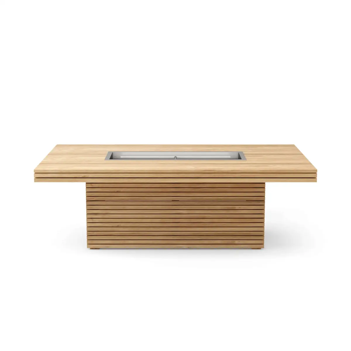 Anderson Teak | Louvre Rectangular Fireplace Coffee Table - Image 3