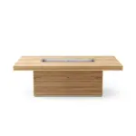 Anderson Teak | Louvre Rectangular Fireplace Coffee Table - Image 3