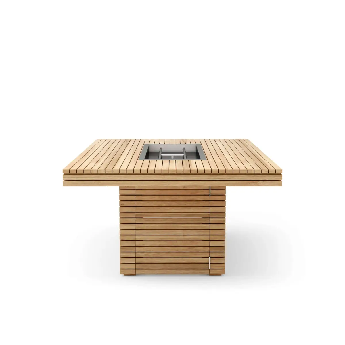 Anderson Teak | Louvre Rectangular Fireplace Coffee Table - Image 2