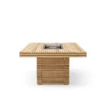 Anderson Teak | Louvre Rectangular Fireplace Coffee Table - Image 2