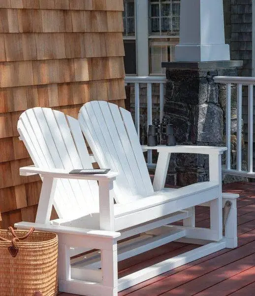 Seaside Casual - ADIRONDACK SHELLBACK GLIDER