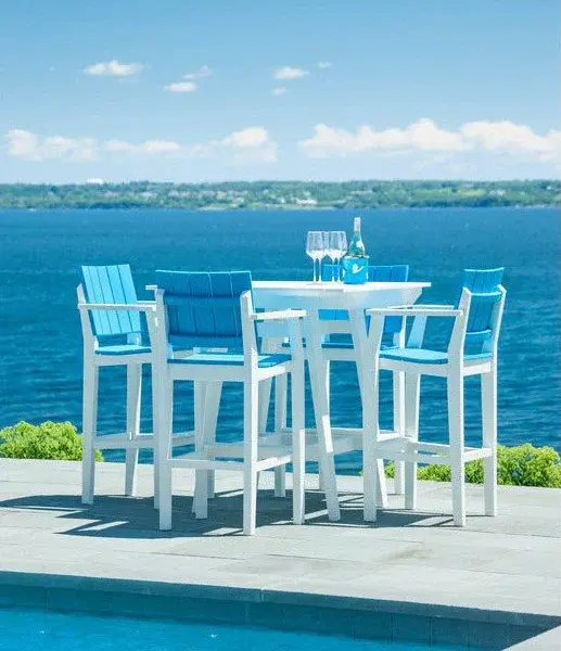 Seaside Casual - MAD BAR TABLE 33" x 33"