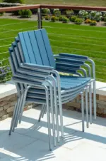 Seaside Casual - HIP STACKABLE DINING ARM CHAIR - Image 2